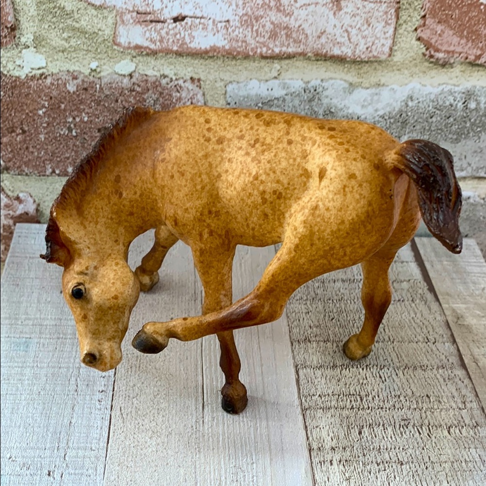 Vintage Breyer Red Roan Scratching Foal